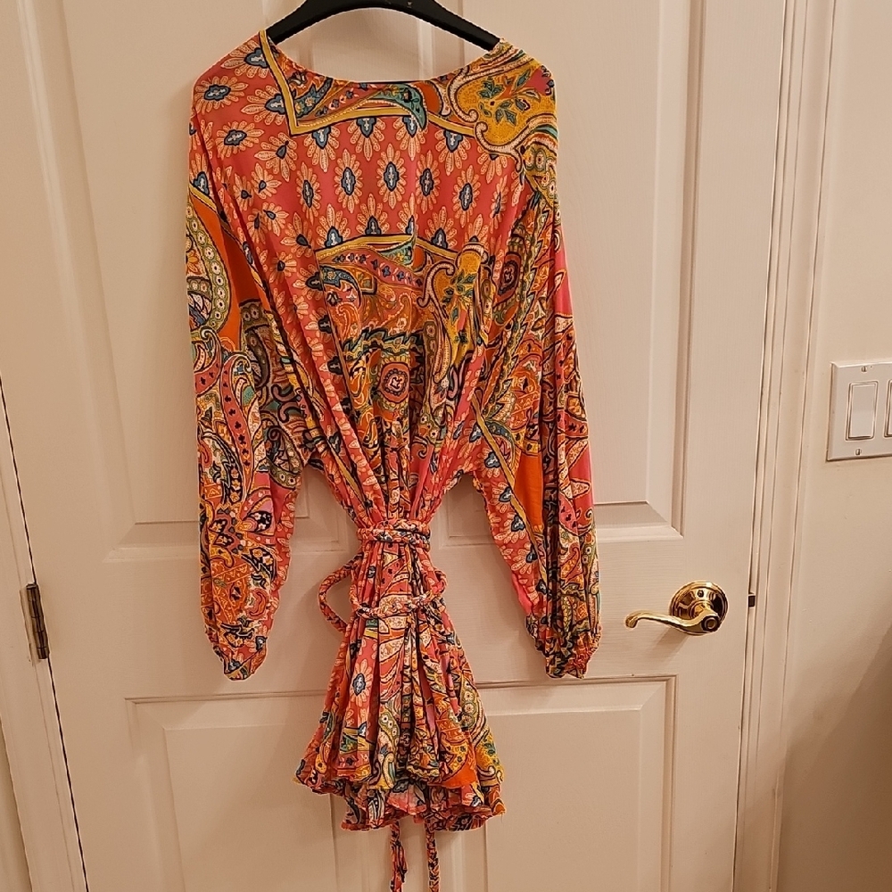 Vici Colorful Paisley Print Dress